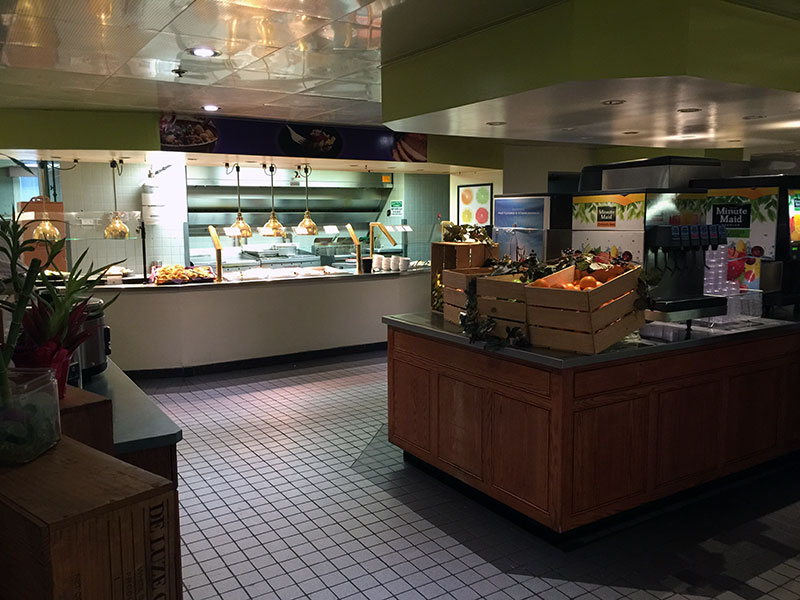 Cushing Academy的食堂,美味可口,在东部高校能排前三。